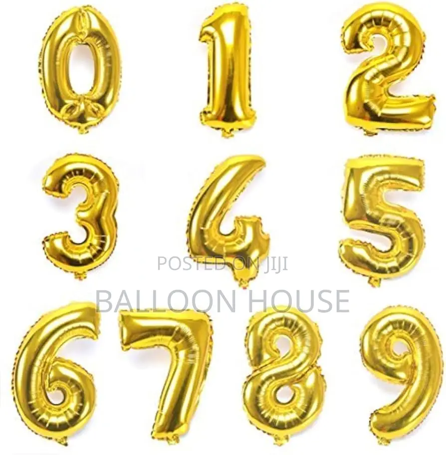 Foil Helium Number Balloon