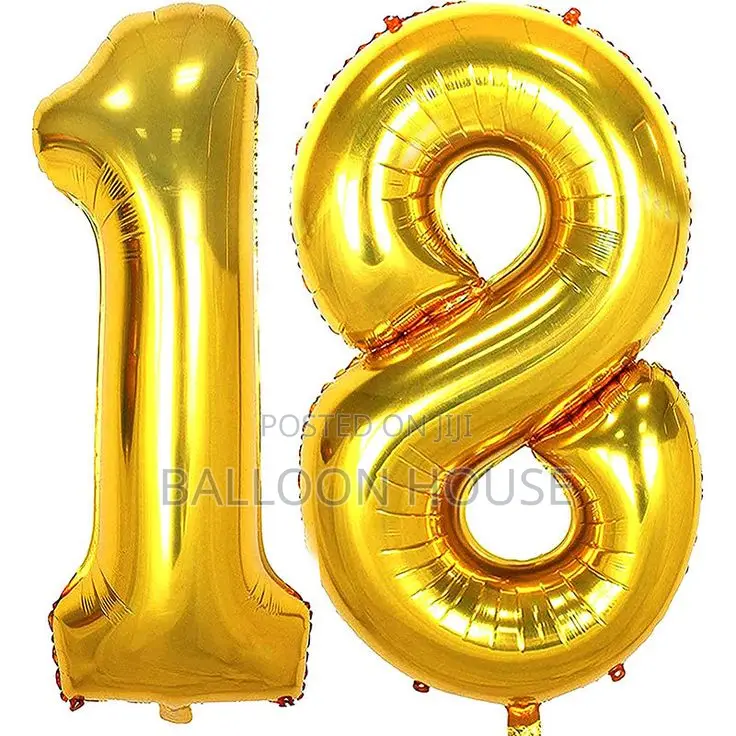 Foil Helium Number Balloon