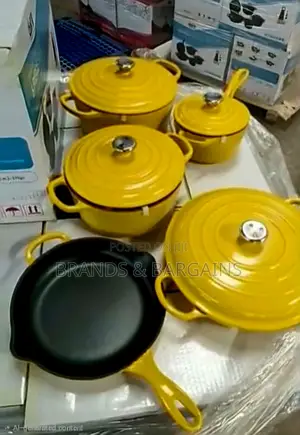 5 Pc Set Cast Iron Cookware