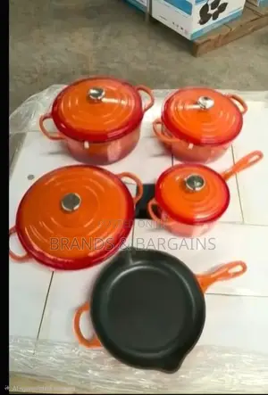 5 Pc Set Cast Iron Cookware