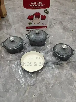 4 Pc Set Cast Iron Cookware