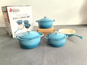4 Pc Set Cast Iron Cookware