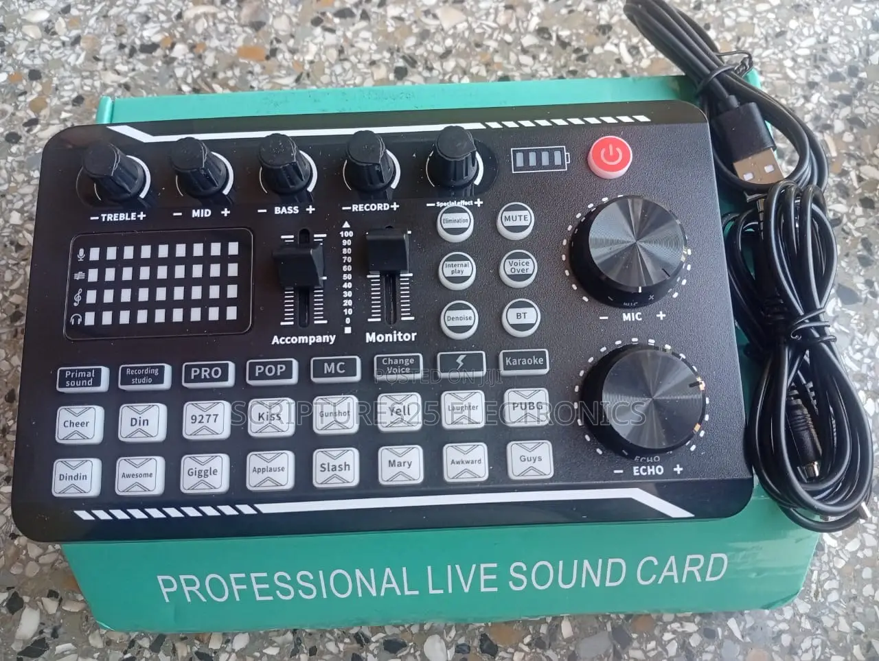 F998 Sound Card Mixer Dj Soundcard Podcast