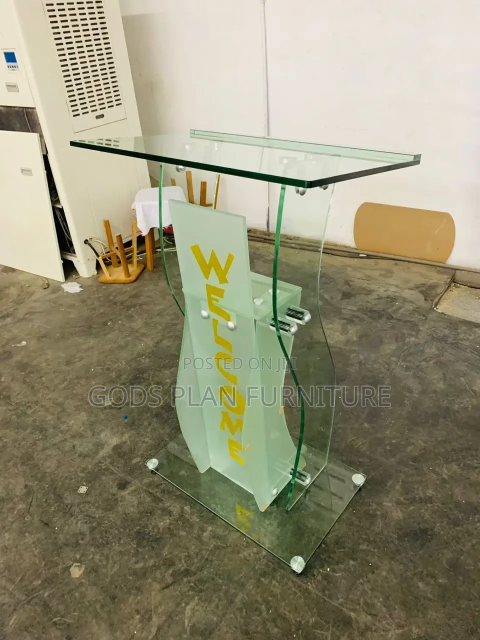 Authentic Glass Pulpit