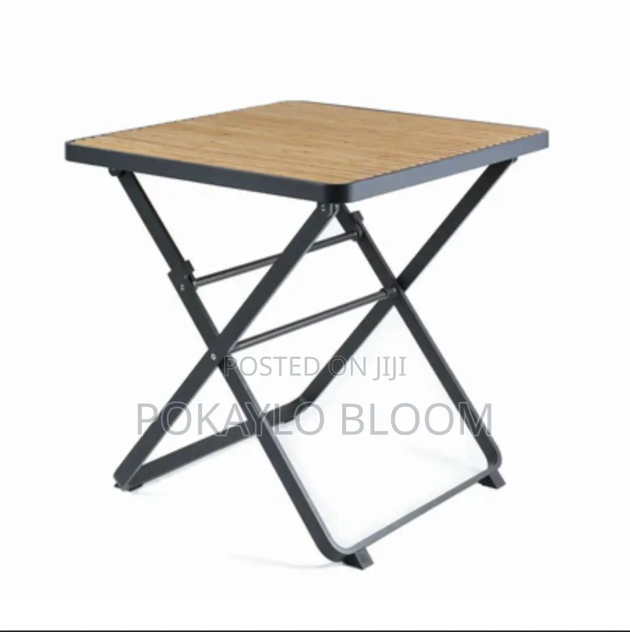 This Space-Saving 70x70 Cm Square Folding Wooden-Top Tables