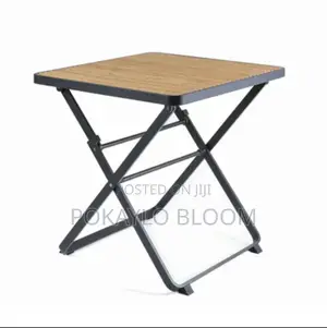 This Space-Saving 70x70 Cm Square Folding Wooden-Top Tables