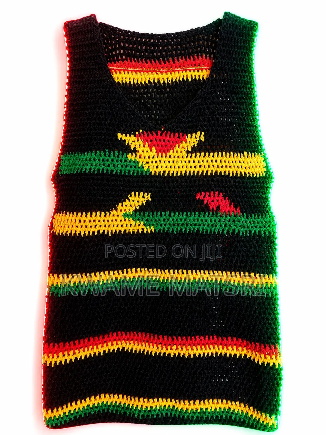 Rasta Crochet Shirt