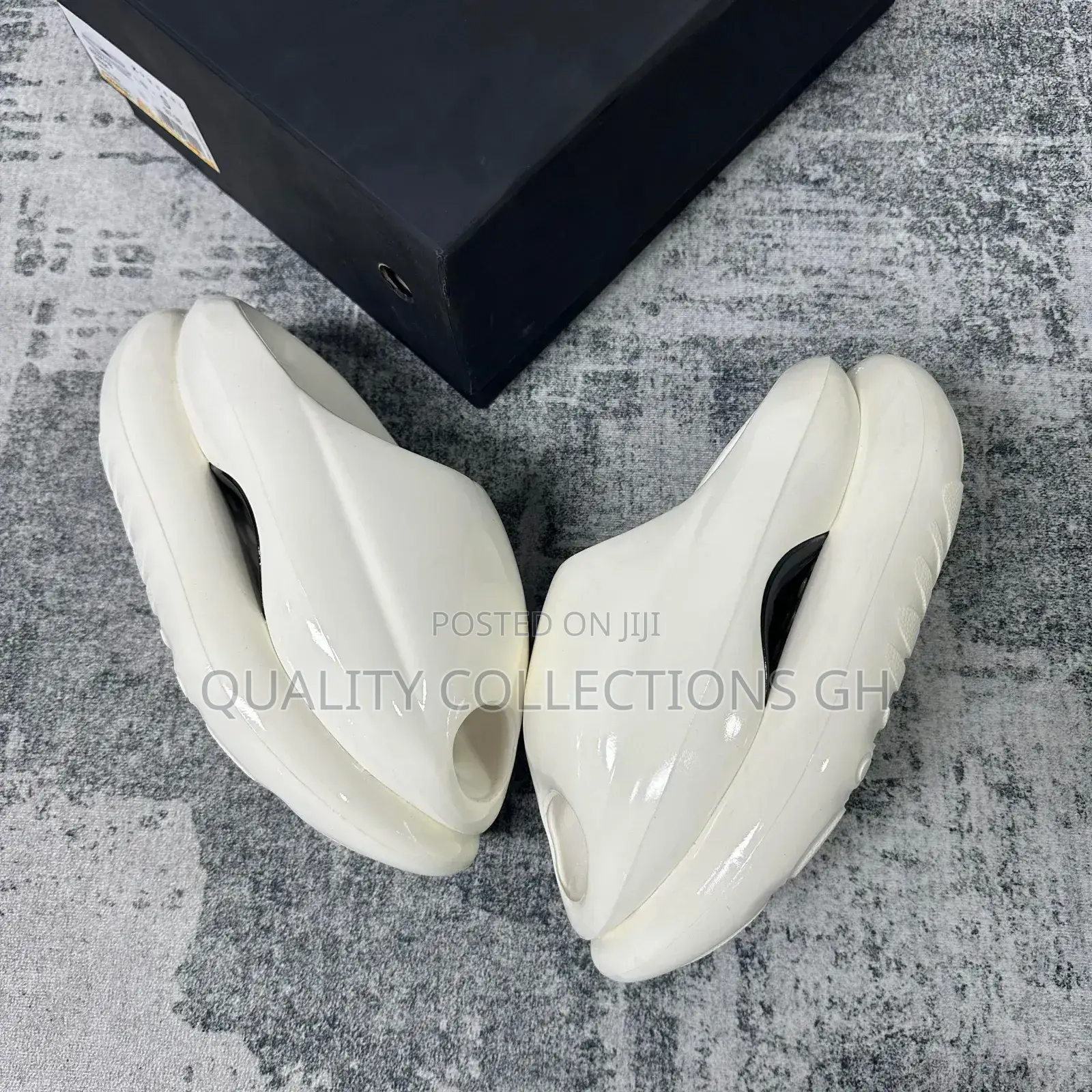 White Eva Double Sole Platform