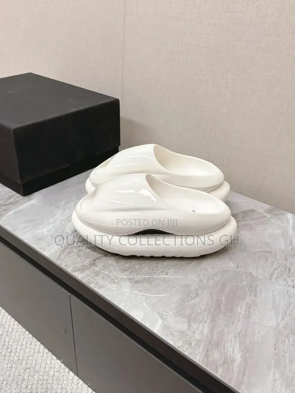 White Eva Double Sole Platform