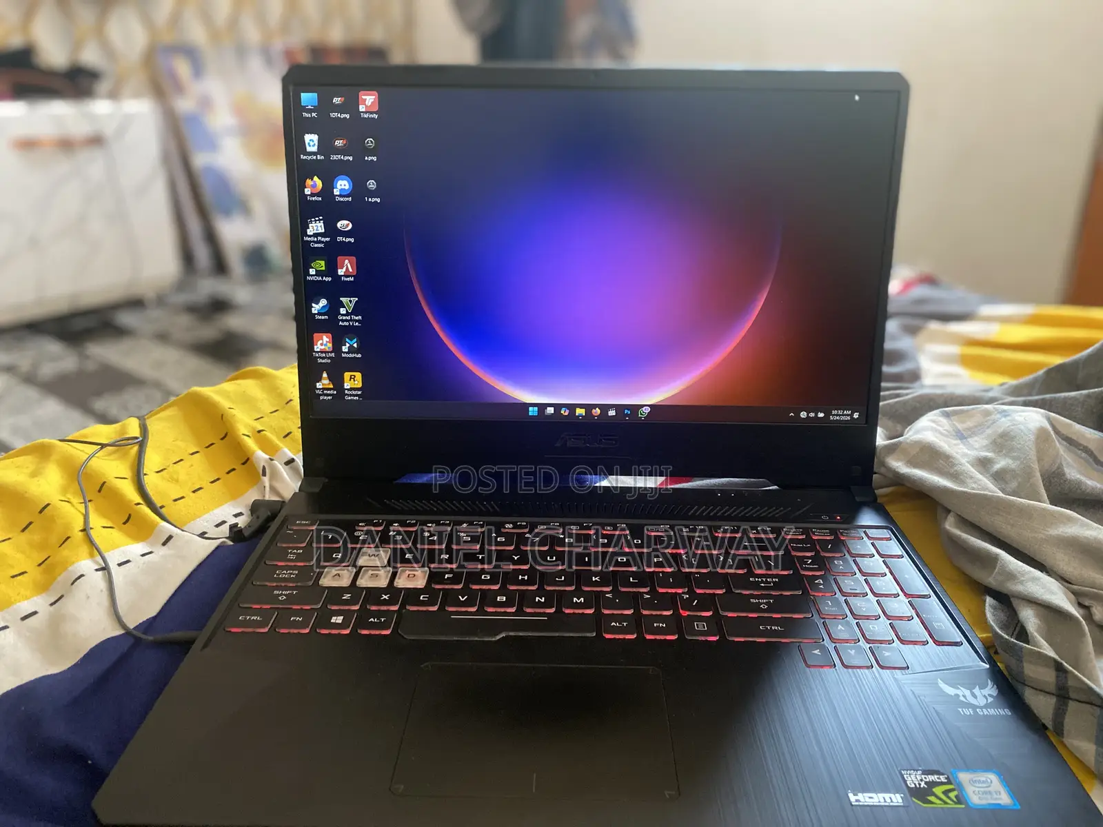 Laptop Asus TUF Gaming FX504 16GB Intel Core i7 HDD+SSD 1T