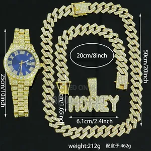 Watch With Hand Bracelet and Chain