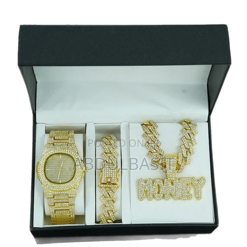 Watch With Hand Bracelet and Chain