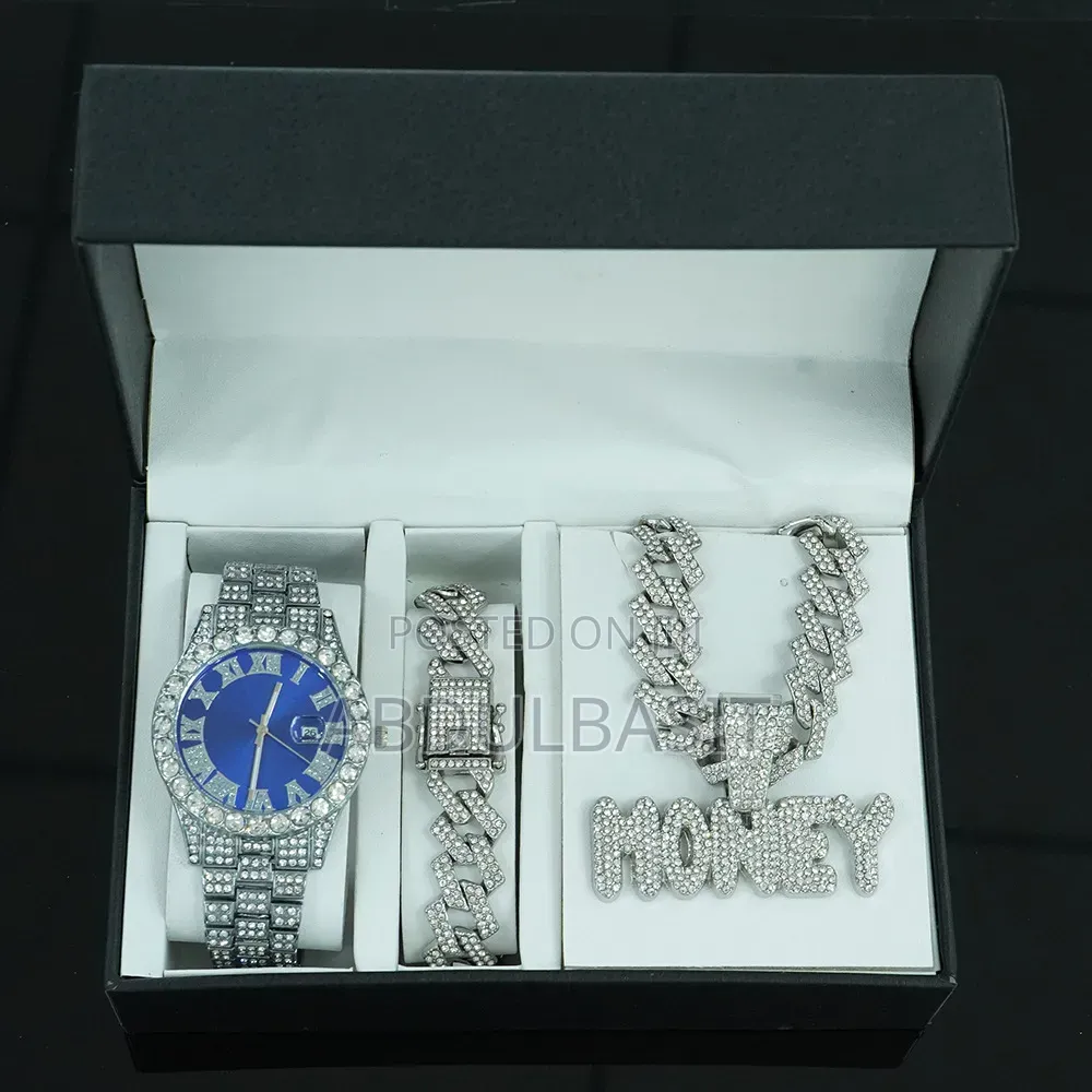 Watch With Hand Bracelet and Chain