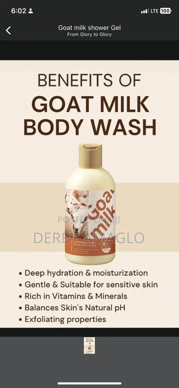 Goat Milk Shower Gel