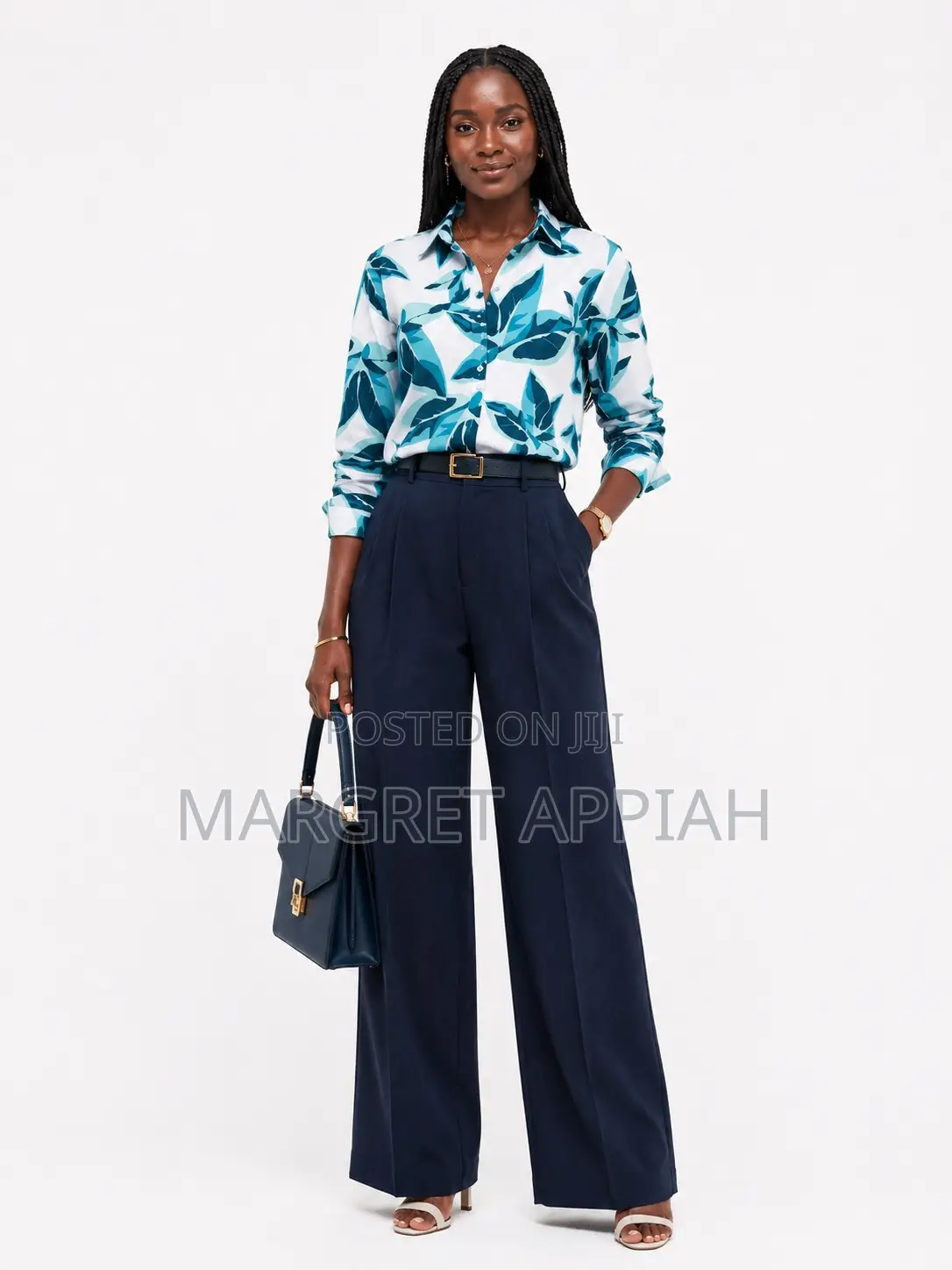 Leaf Pattern Shirt Outfits