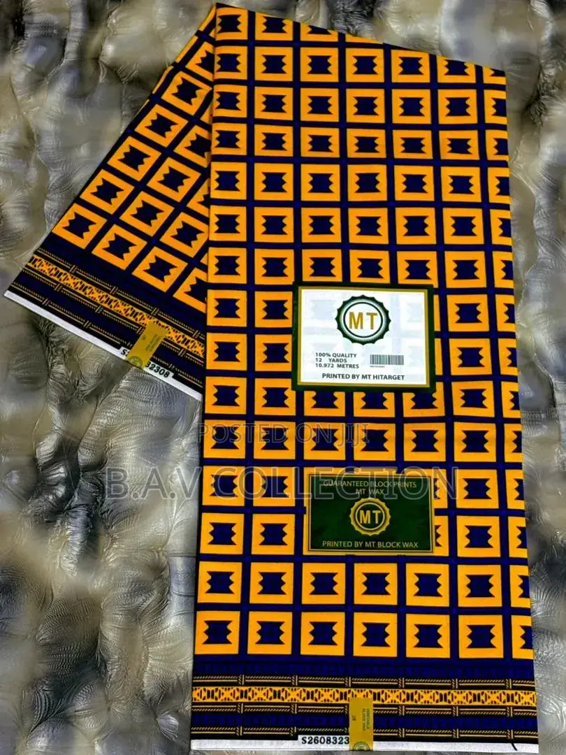 Wax Fabric Ankara Cloth 6 Yards