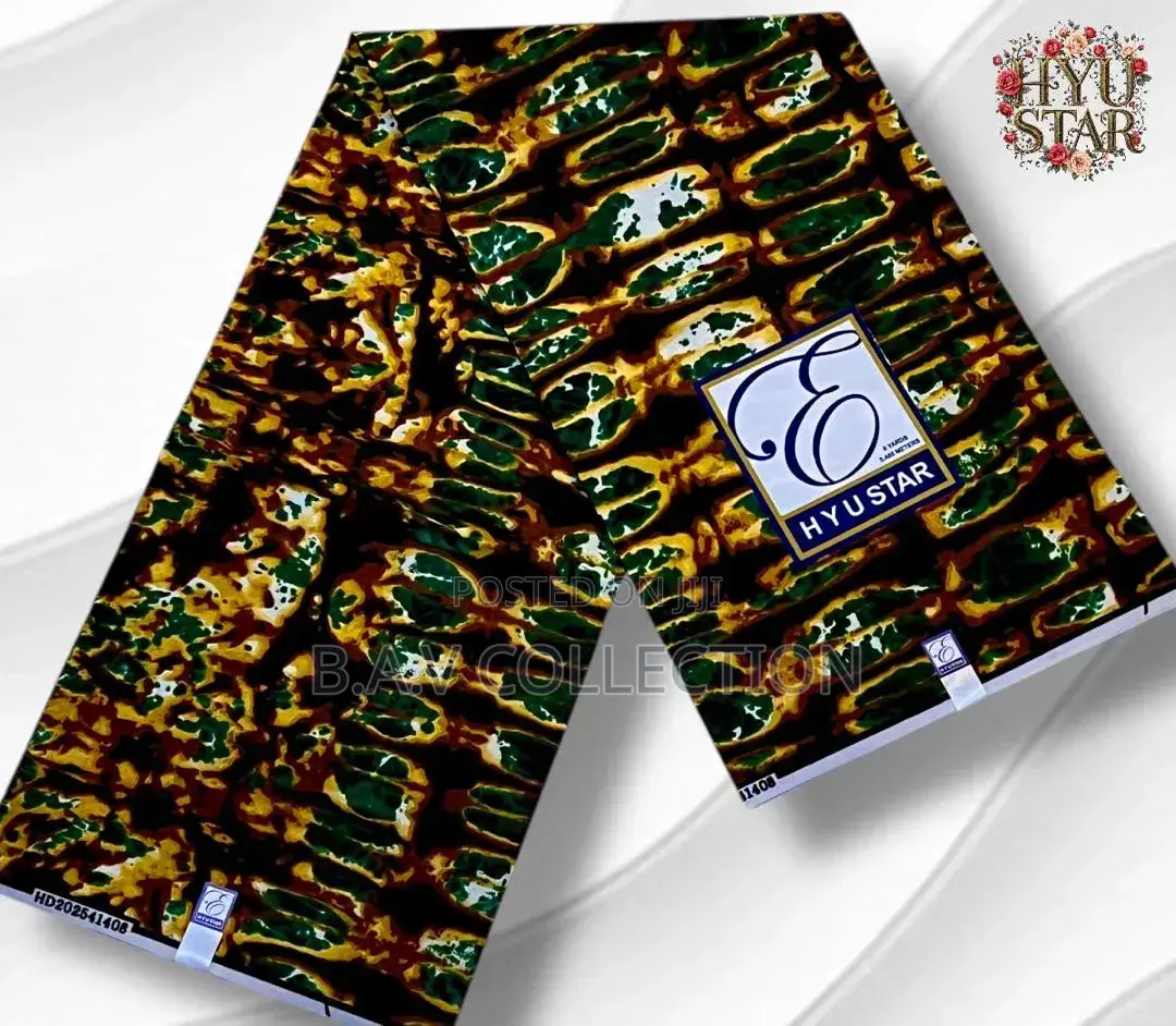 Wax Fabric Ankara Cloth 6 Yards
