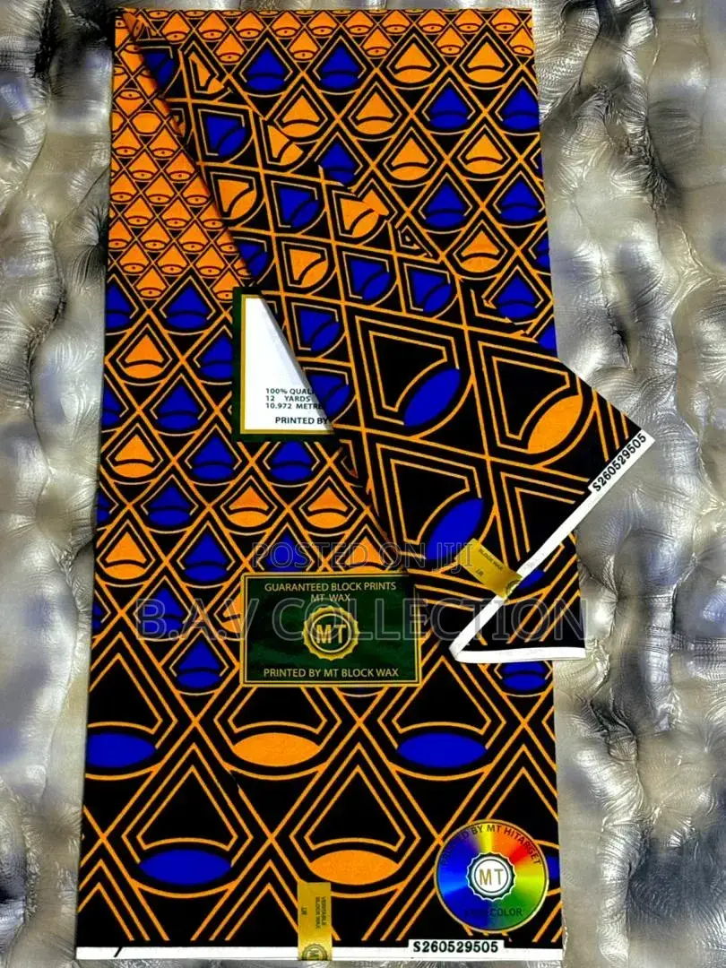 Wax Fabric Ankara Cloth 6 Yards