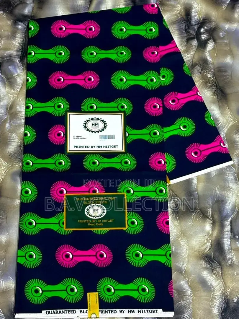 Wax Fabric Ankara Cloth 6 Yards