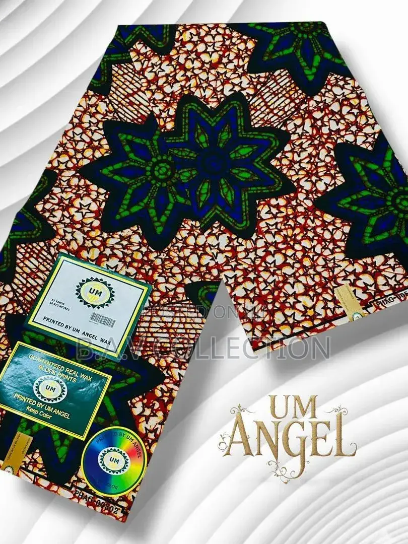 Wax Fabric Ankara Cloth 6 Yards