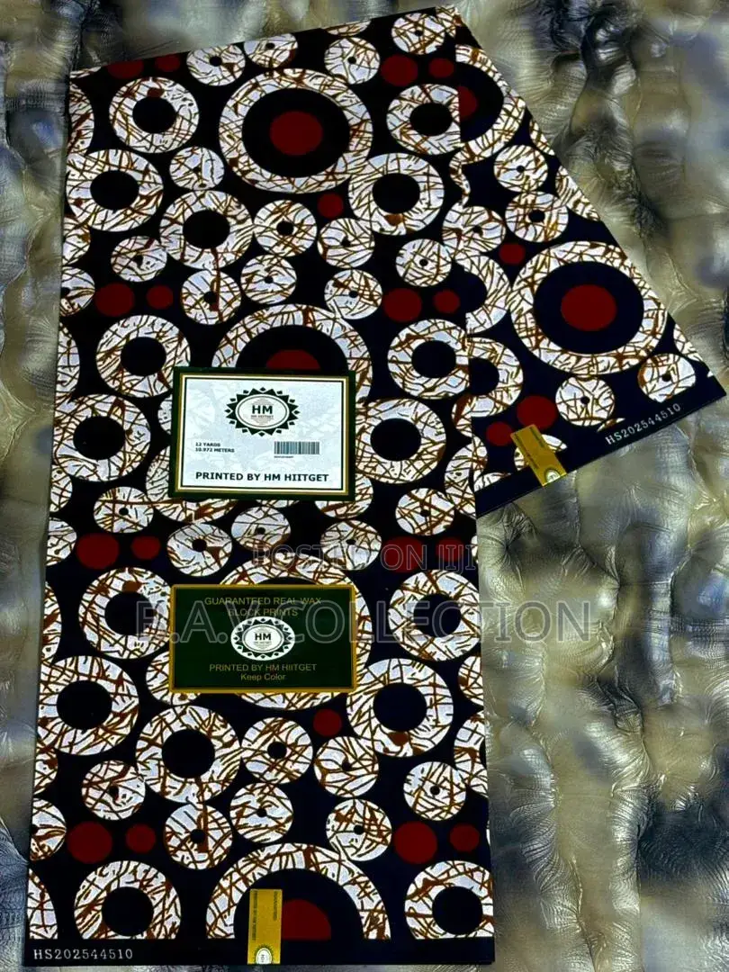 Wax Fabric Ankara Cloth 6 Yards