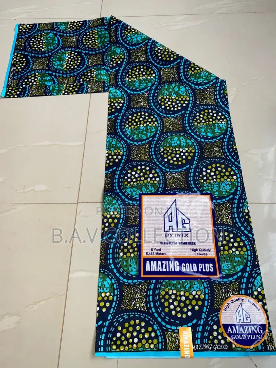 Wax Fabric Ankara Cloth 6 Yards