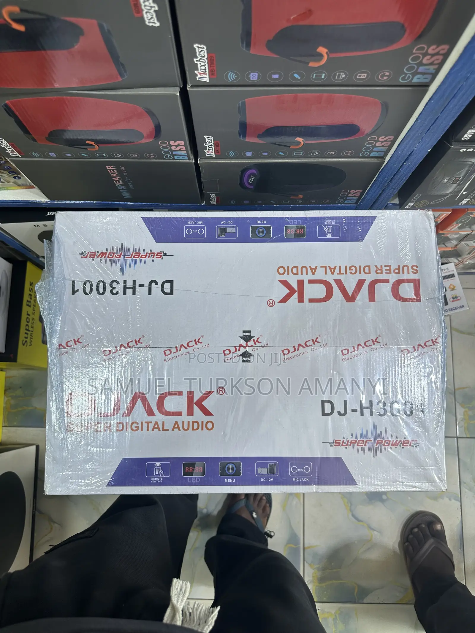 Djack Dj-H3001 Super Power Mini Hi-Fi Bluetooth Speaker System