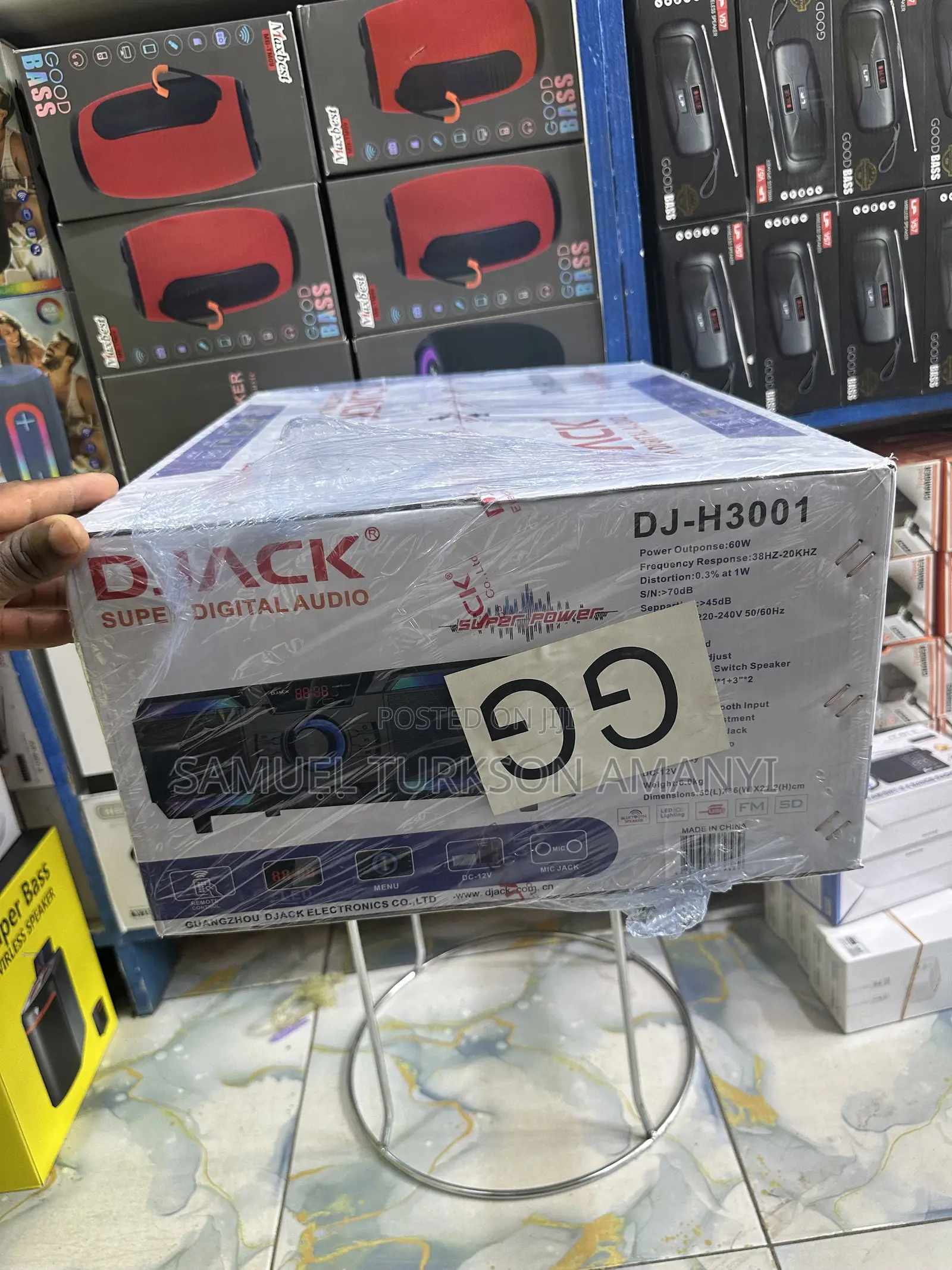 Djack Dj-H3001 Super Power Mini Hi-Fi Bluetooth Speaker System