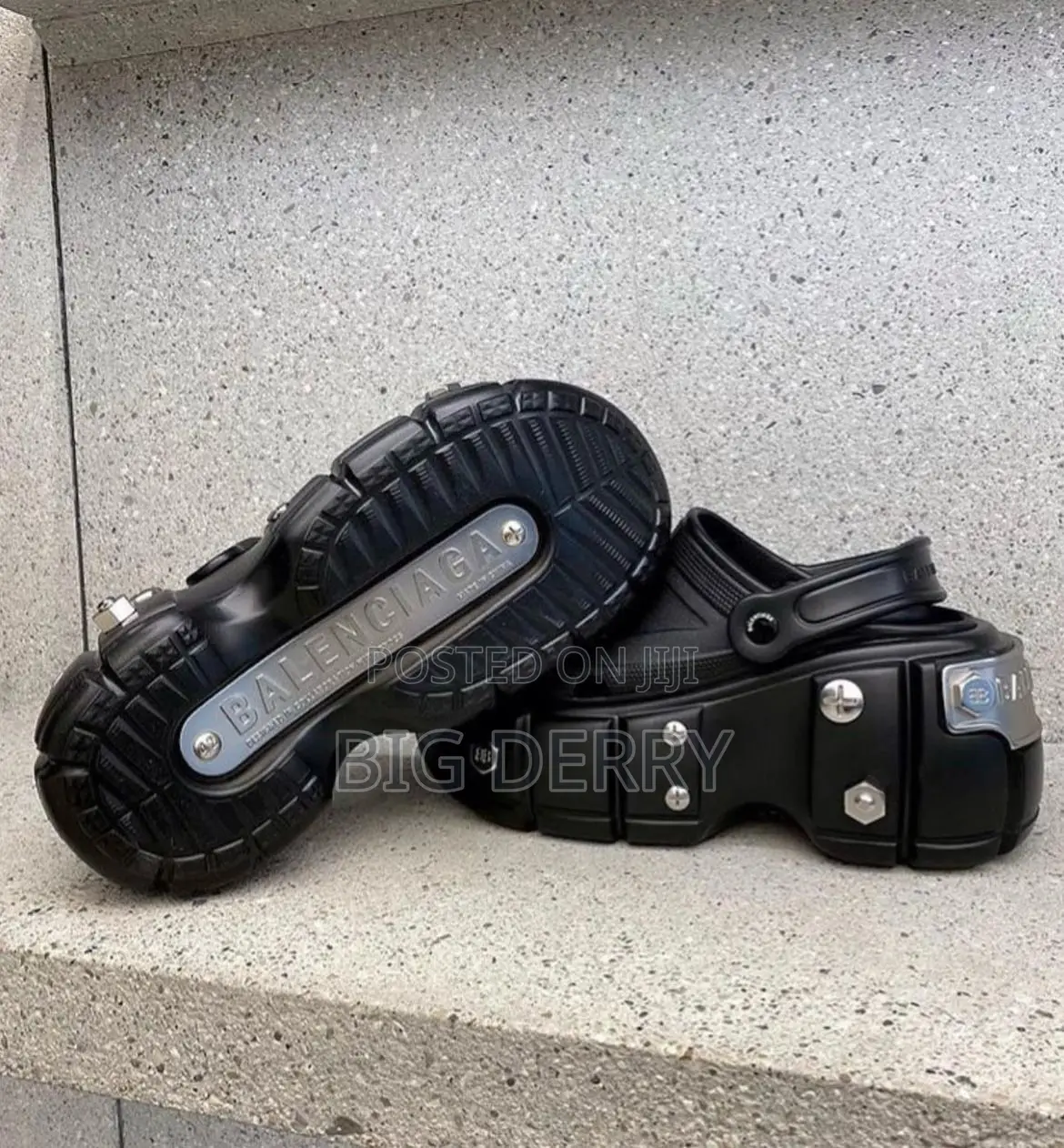 Balenciaga Hardcrocs Platform Sandals