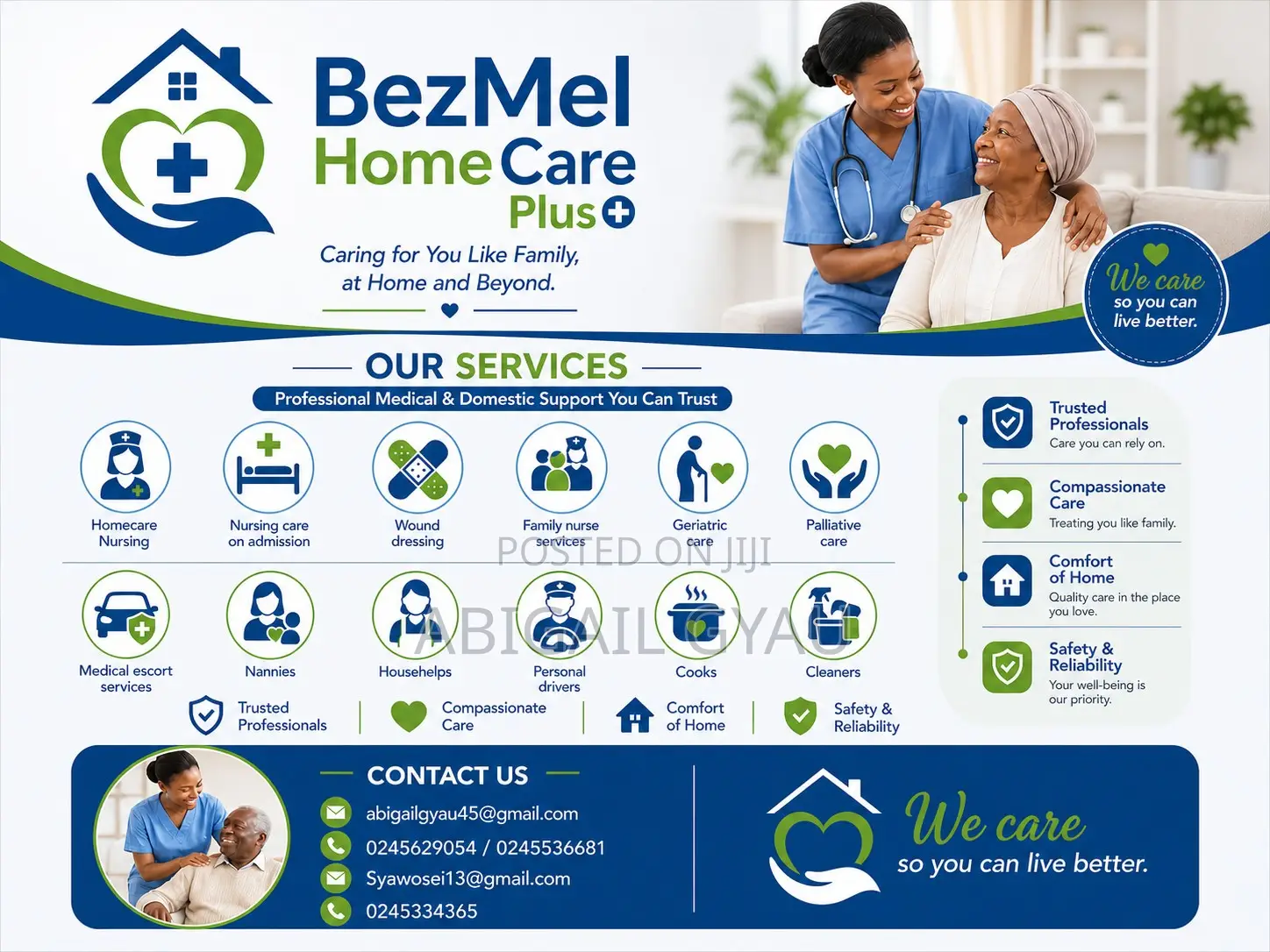 Home Care, at the Comfort of Your Home