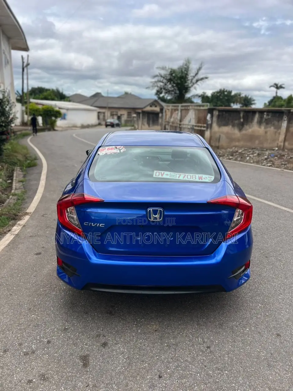 Honda Civic EX 4dr Sedan (1.5L 4cyl) 2016 Blue