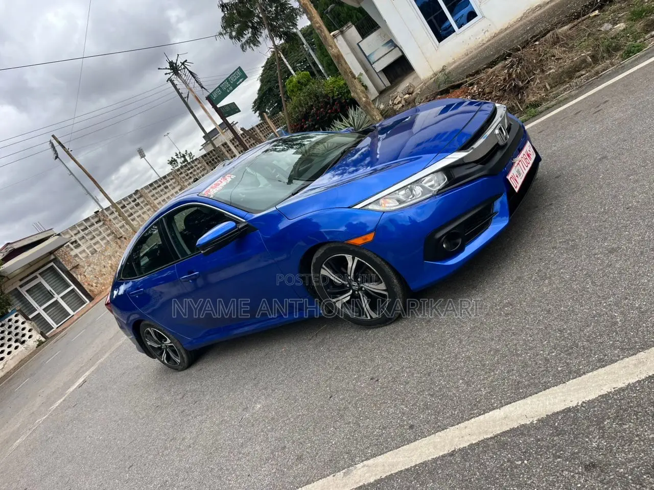 Honda Civic EX 4dr Sedan (1.5L 4cyl) 2016 Blue