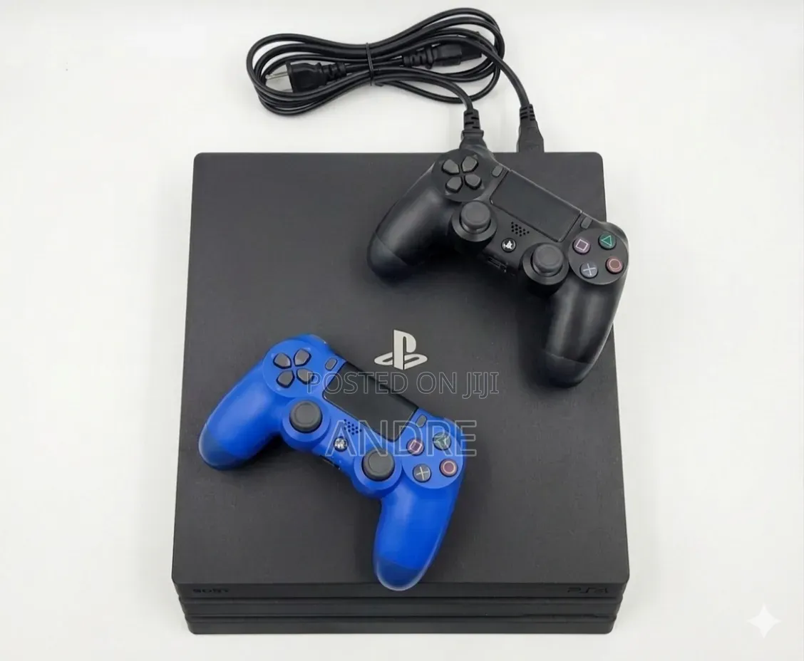 Ps4 Pro Jailbreak With 16 Games and Two Controllers With 1tb
