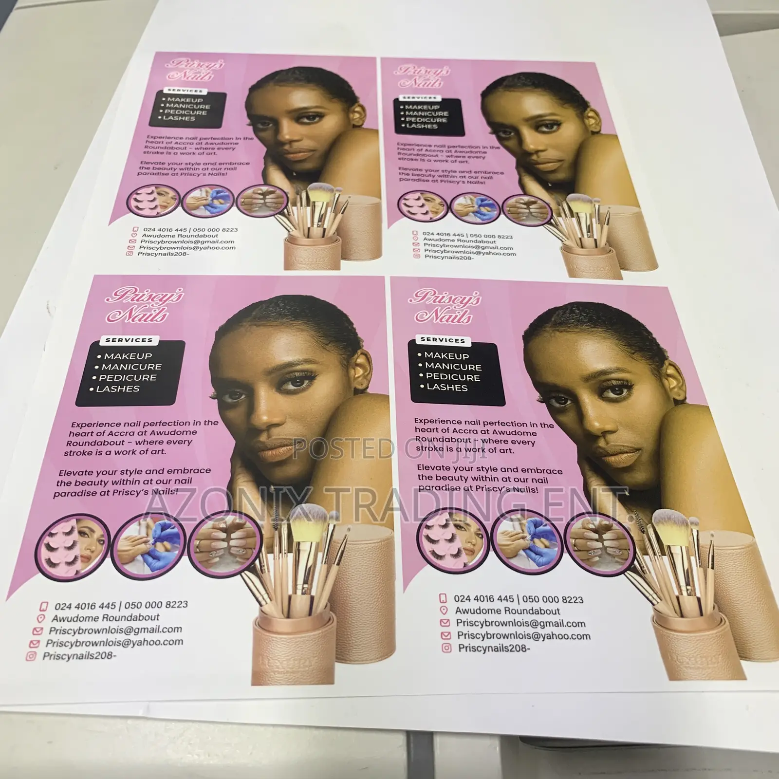 Flyer Printing Service-100pcs