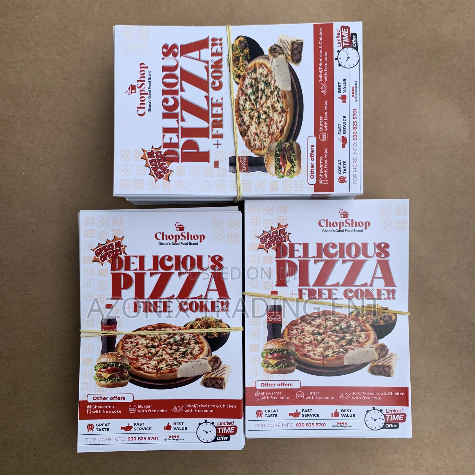 Flyer Printing Service-100pcs