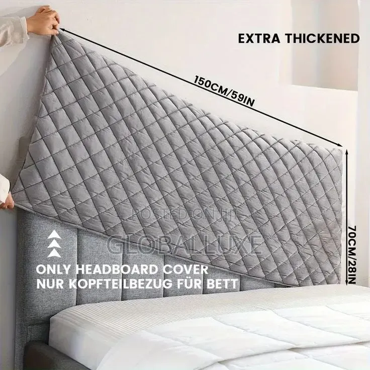 Headboard Cover – Stretchable Bed Headboard Protector for Bedroom