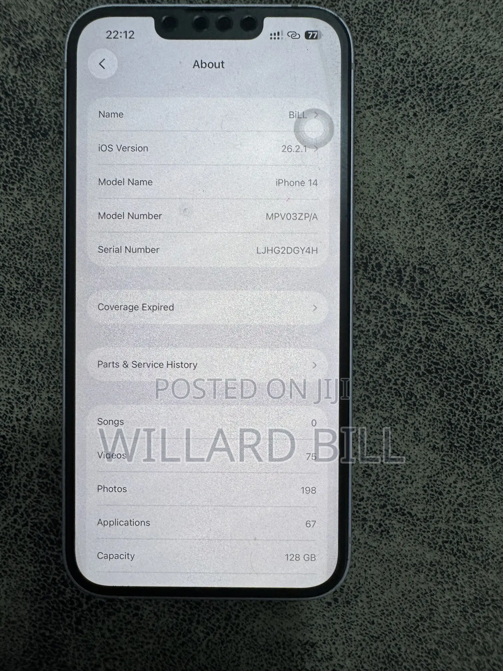Apple iPhone 14 128 GB Purple
