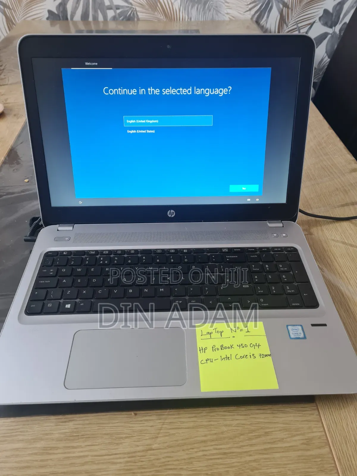 Laptop HP ProBook 450 G4 8GB Intel Core i5 SSD 256GB