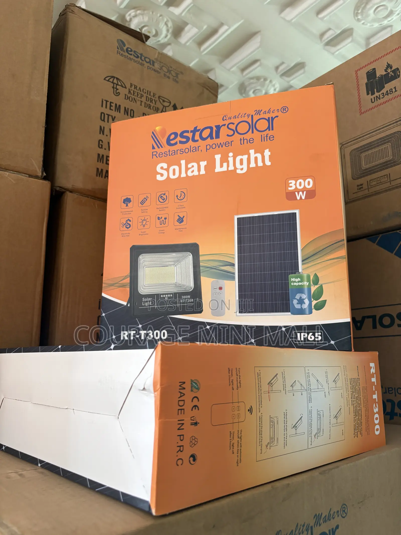 Restar 300w Solar Flood Light