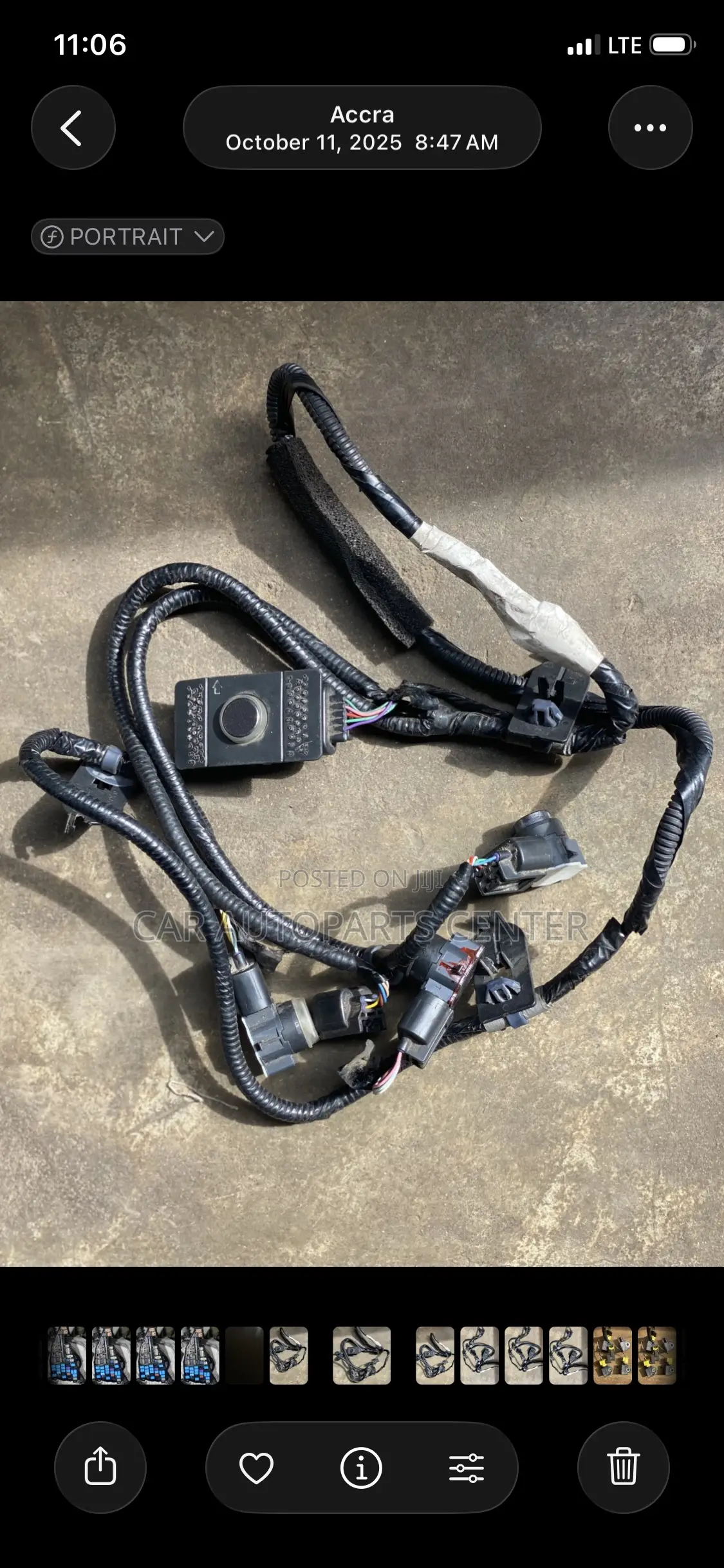 Honda Accord /Acura TLX 2018-20 Rear Parking Sensors and Wires Harnes