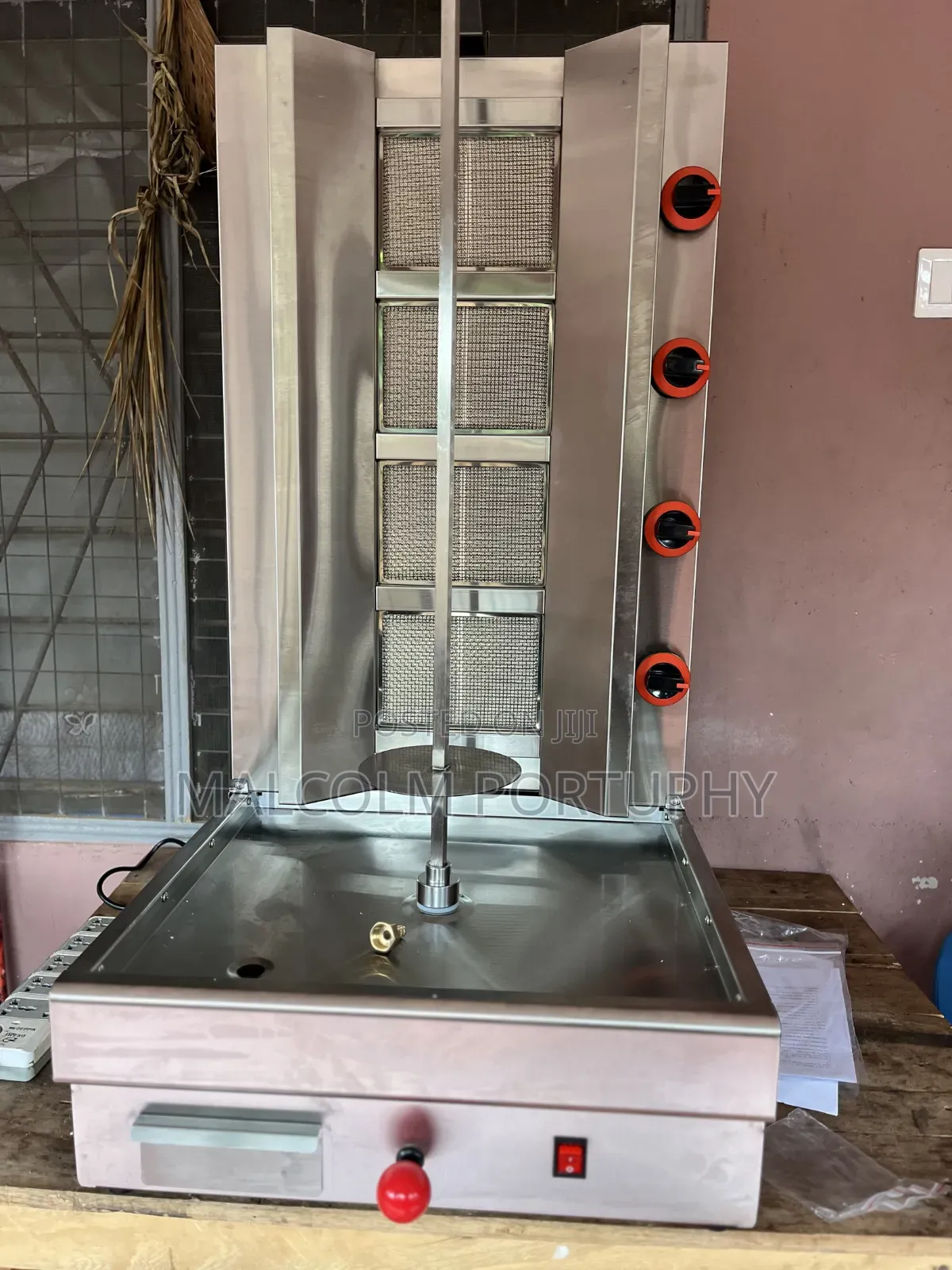 4 Burner Shawarma Machine