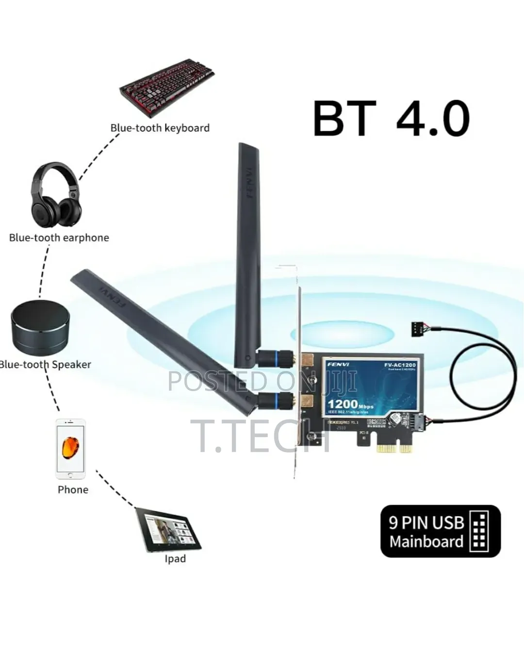 Wifi and Bluetooth Pci-E Card