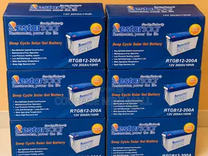  Restar Solar Deep Cycle Gel Battery – Rtgb12-200a (12v 200ah) 