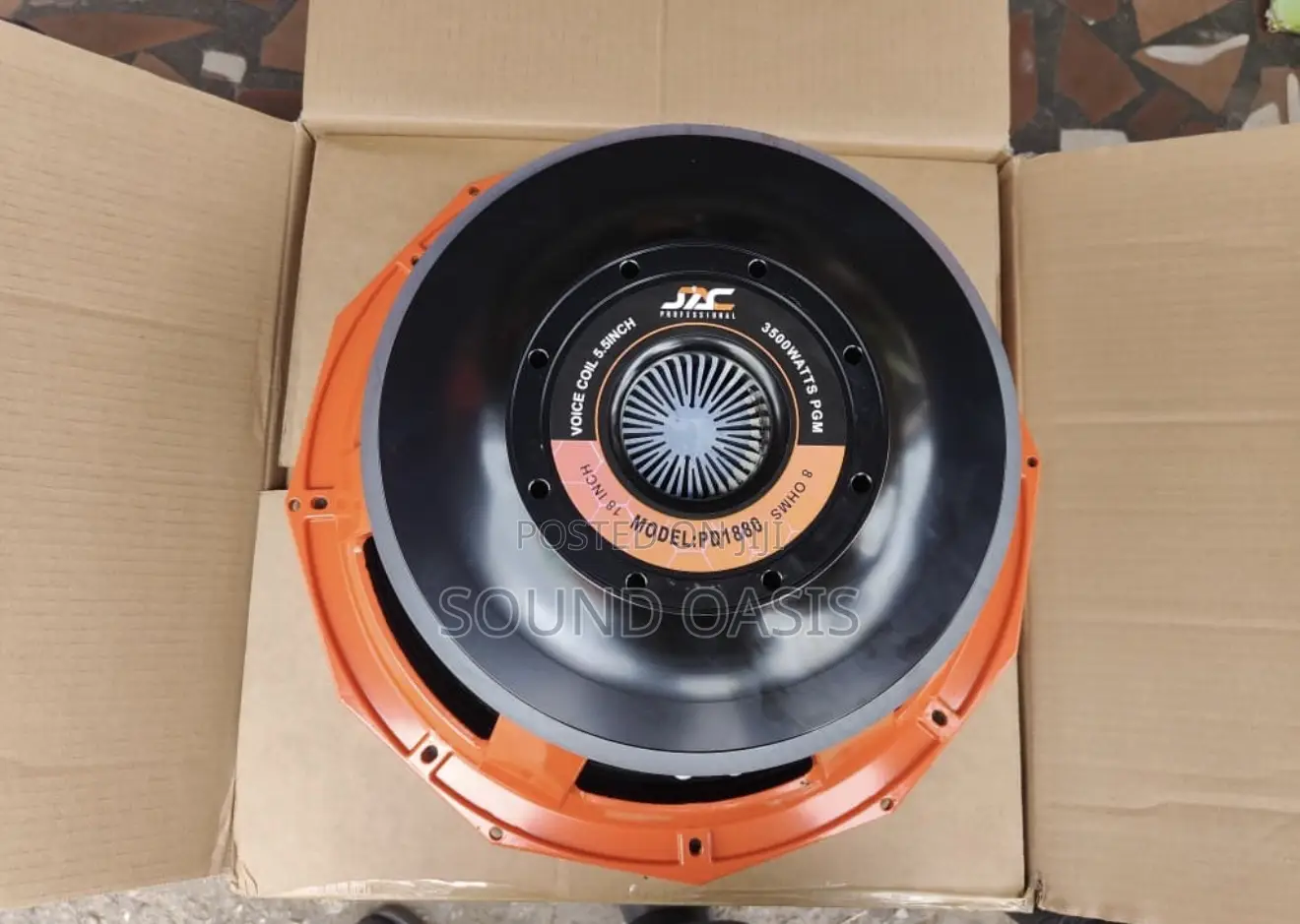 Jac Professional Pd1880 18-Inch Subwoofer Bass Speaker(3500 Watts)