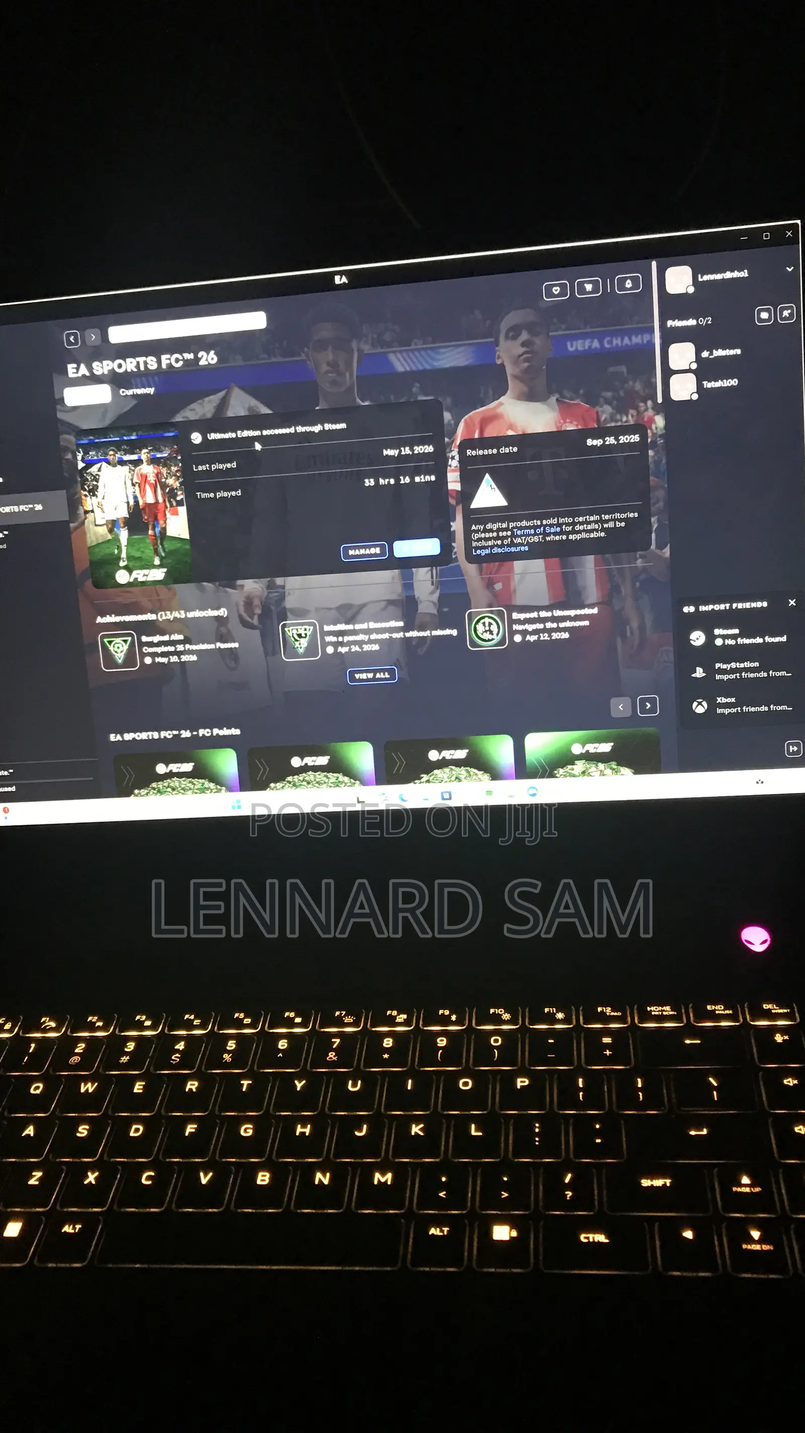 Fc26 Full Account Ultimate Edition