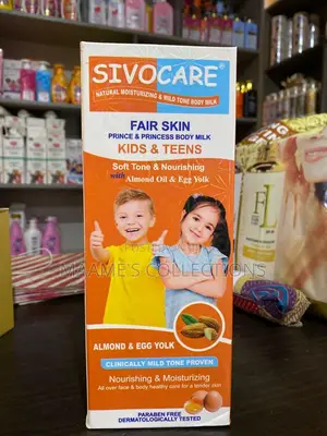 Sivocare Fair Skin Prince Princess Body Milk For Kids And Teens.