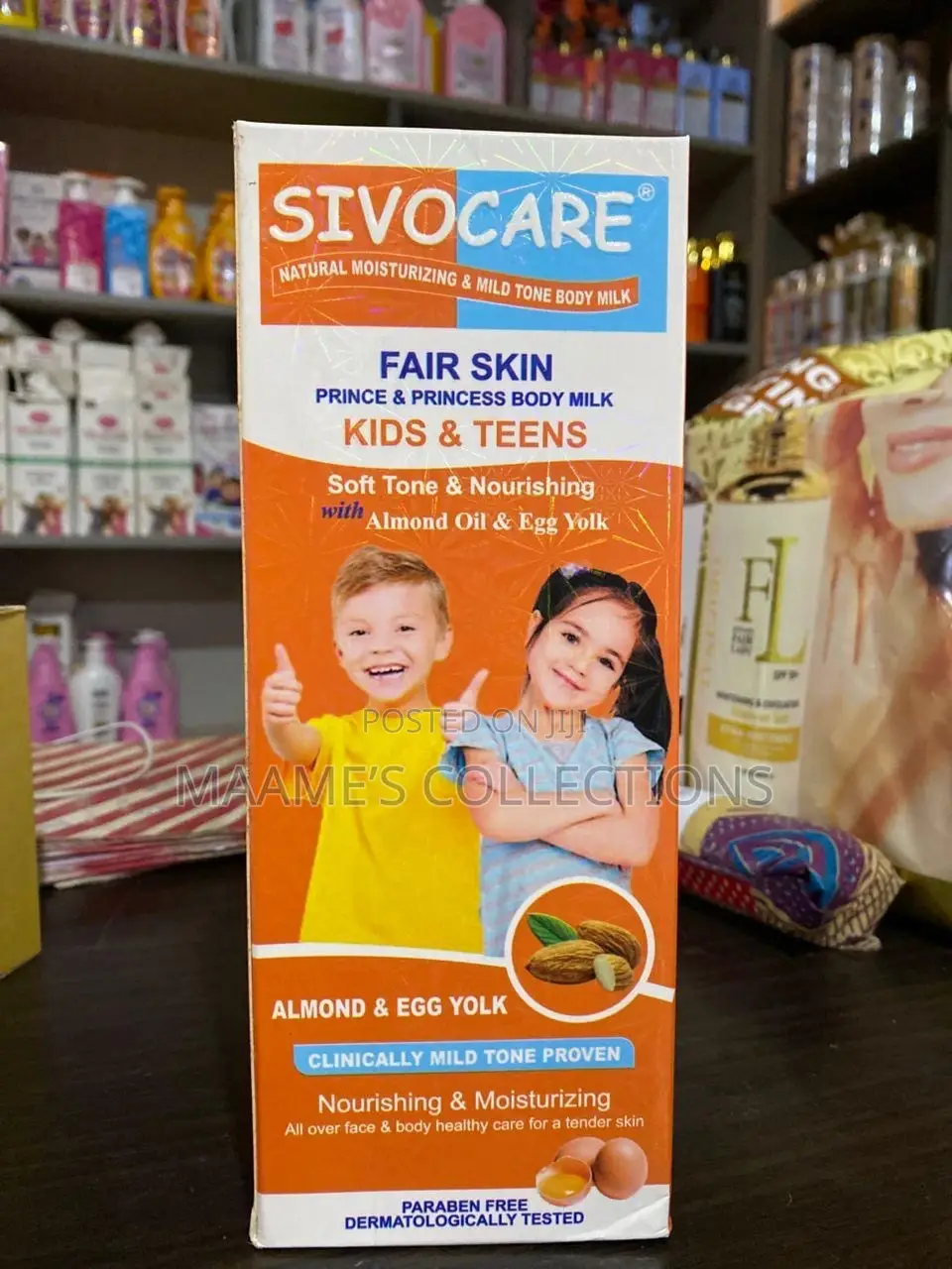 Sivocare Fair Skin Prince Princess Body Milk For Kids And Teens.