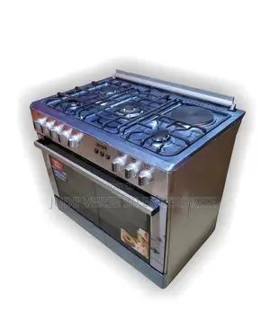 Ferre Gas Cooker 4 Burner + 1 Hot Electric Plate Size 60x90