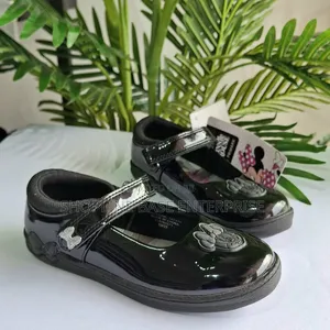 Girls School Shoes Black