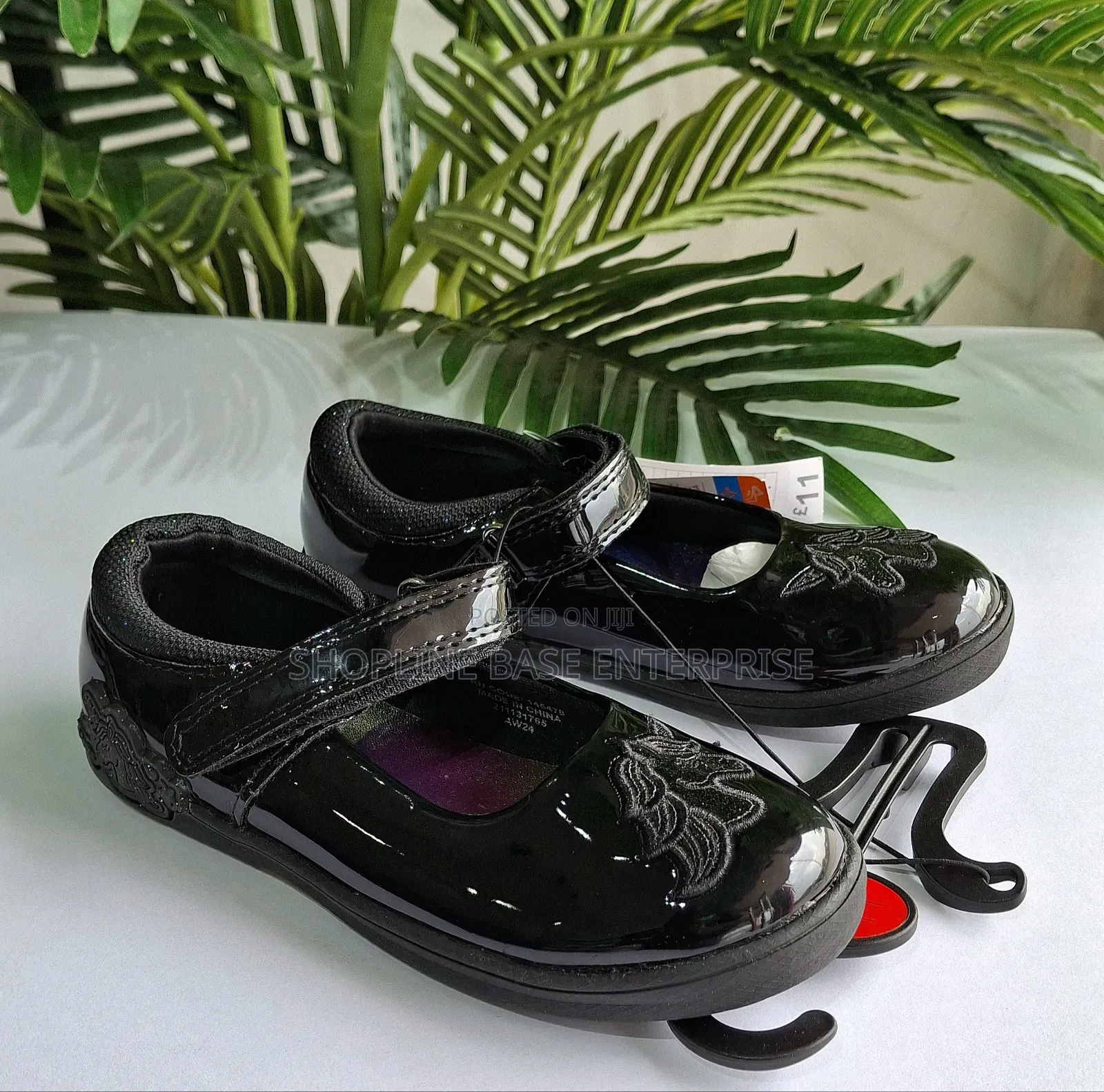 Girls School Shoes Black